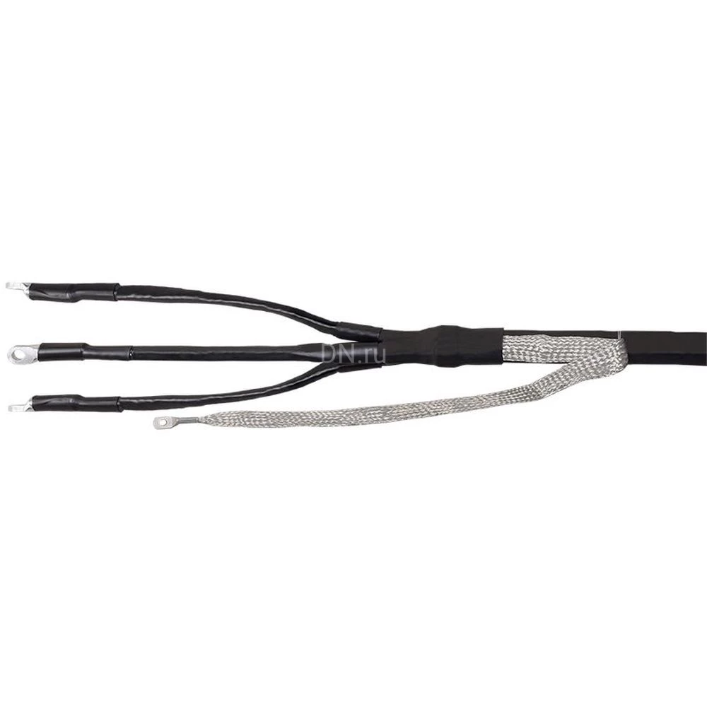 Муфта кабельная IEK КВ(Н)тп 3х150/240 концевая, количество жил - 3, сечение жилы - 150-240мм2, напряжение - 1000В, с наконечниками, пайка, бумажная изоляция UZM-BIK1-NVN3-150240SP