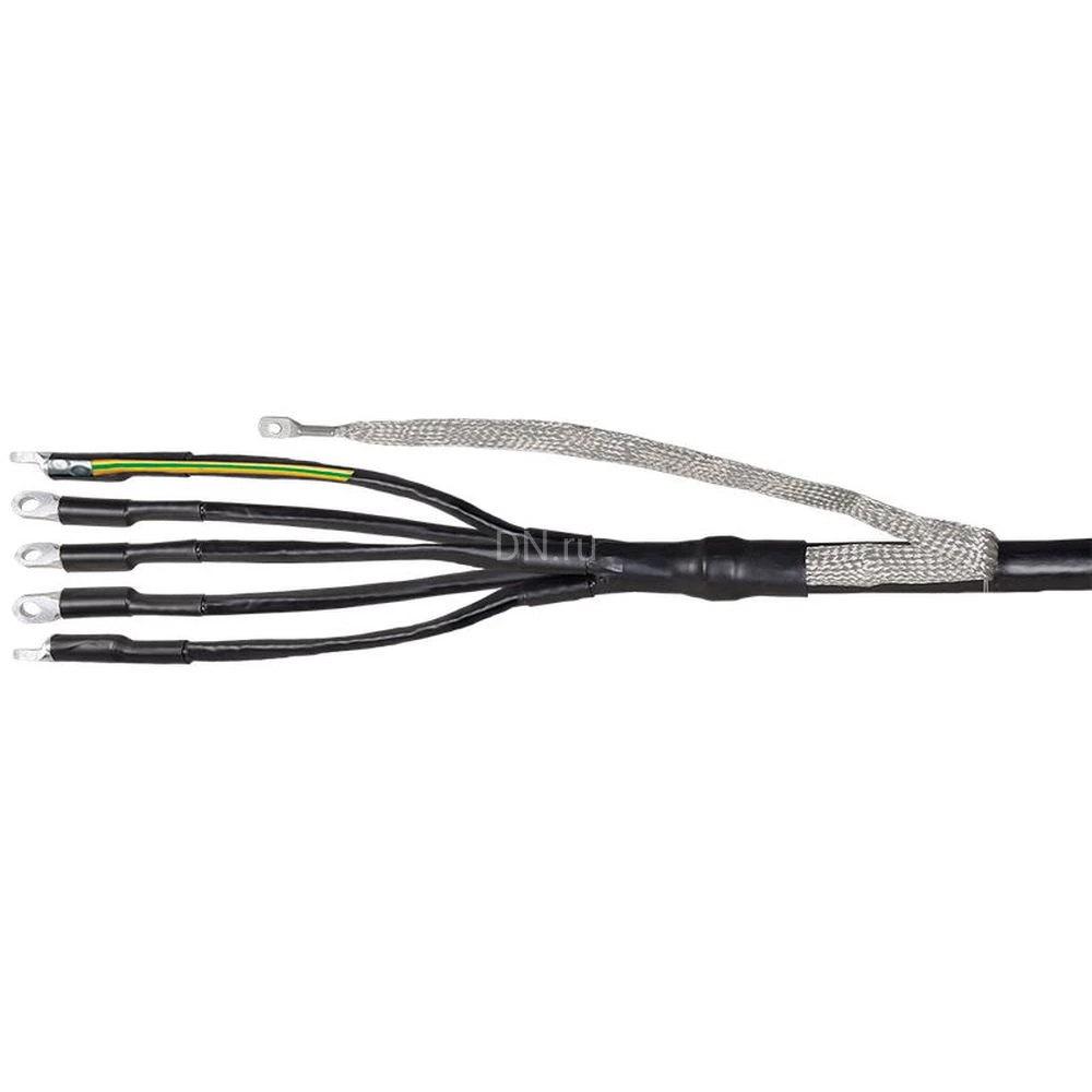 Муфта кабельная IEK ПКВ(Н)тпбэ 5х35/50 концевая, количество жил - 5, сечение жилы - 35-50мм2, напряжение - 1000В, с наконечниками, ППД, ПВХ/СПЭ изоляция UZM-XLBK1-NVN5-3550SZ