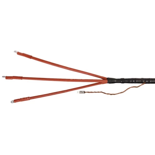 Муфты кабельные IEK ПКВтп-10 концевые, количество жил - 3, сечение жилы - 300мм2, напряжение - 10000В, с наконечниками, ПВХ/СПЭ изоляция