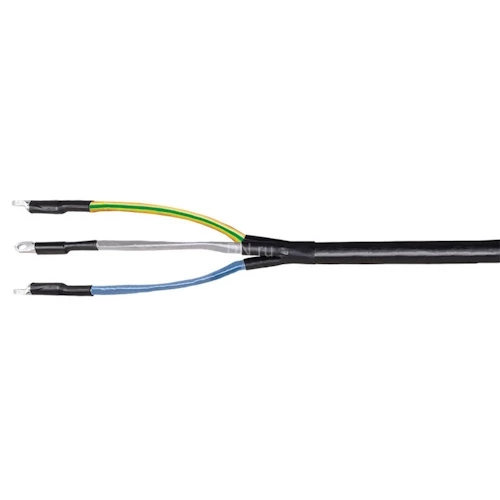 Муфты кабельные IEK ПКВтп концевые, количество жил - 3-5, сечение жилы - 16-240мм2, напряжение - 1000В, с болтовыми наконечниками, ПВХ/СПЭ изоляция