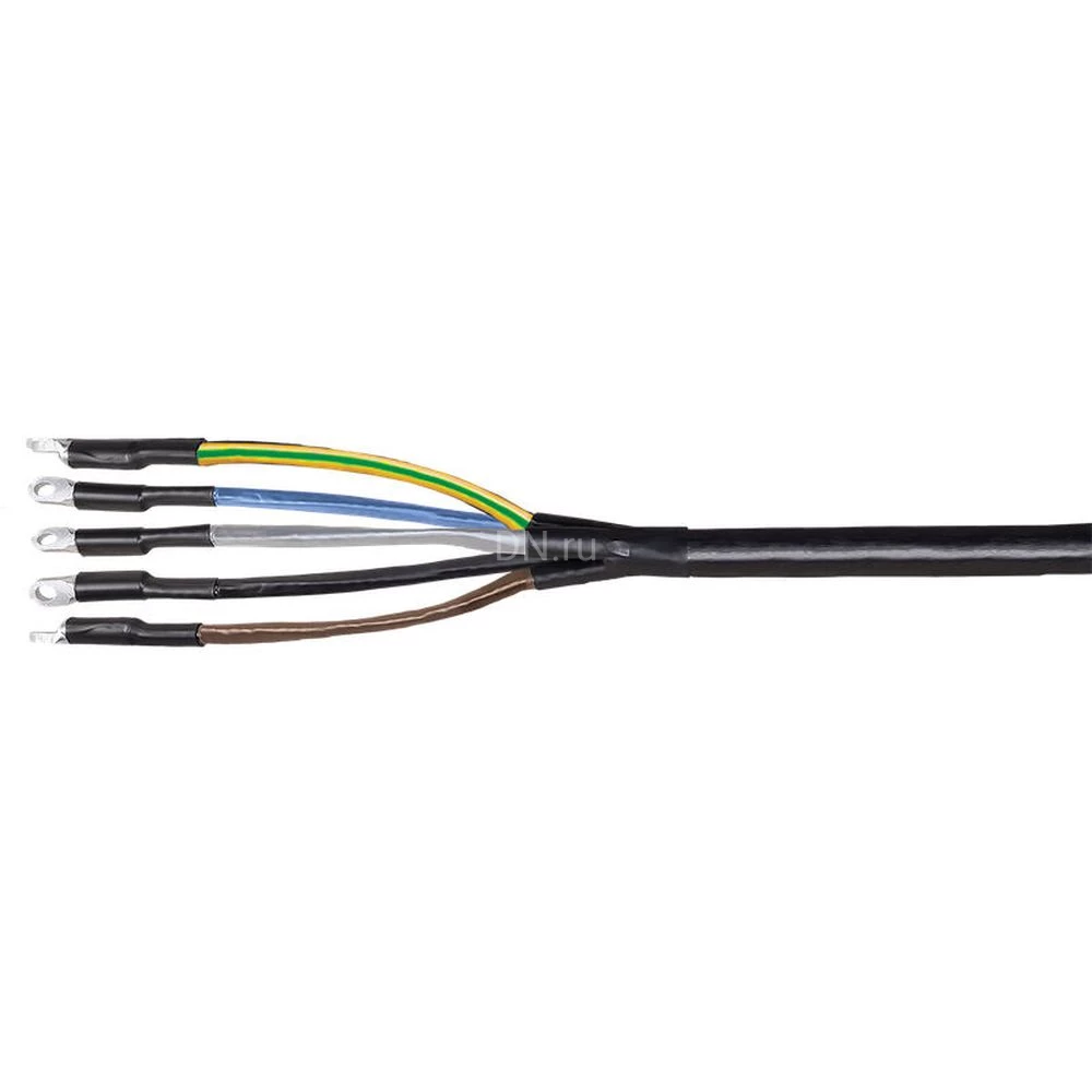 Муфта кабельная IEK ПКВтп 5х150/240 концевая, количество жил - 5, сечение жилы - 150-240мм2, напряжение - 1000В, без болтовых наконечников, ПВХ/СПЭ изоляция UZM-XLK1-VN5-150240X