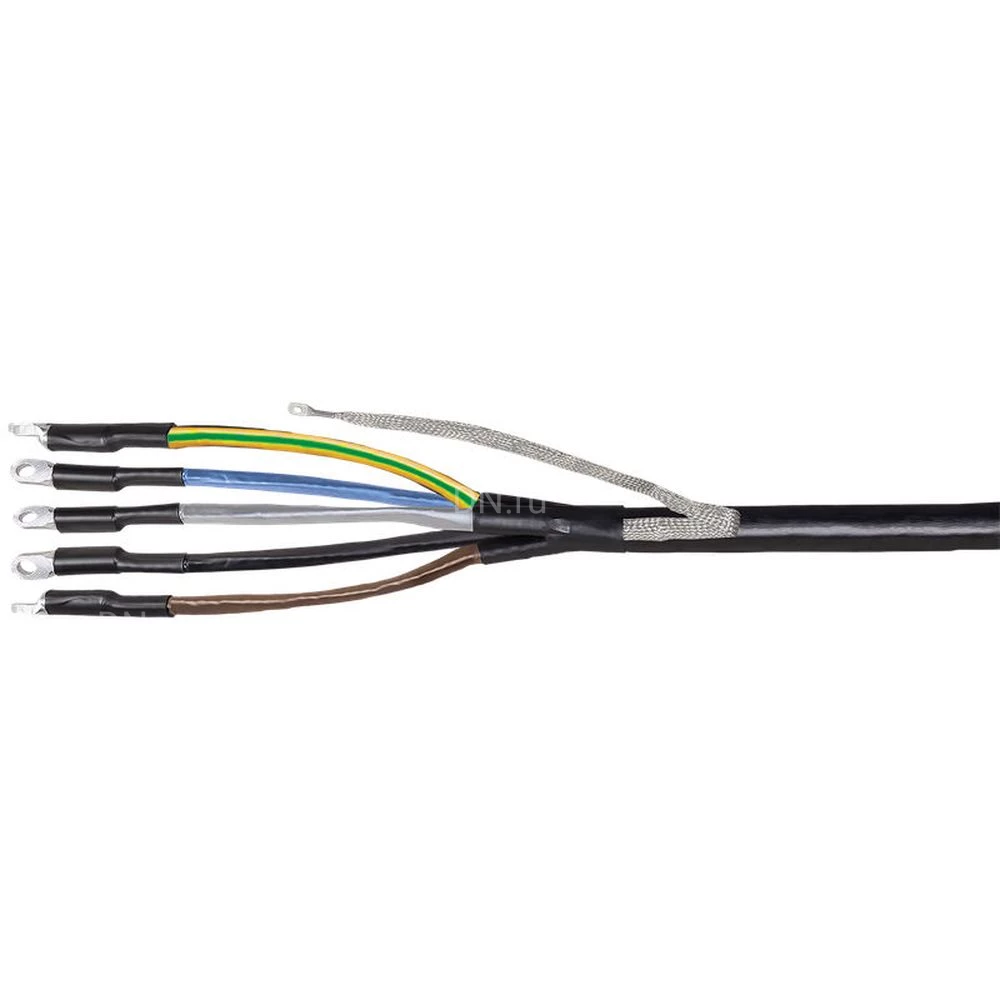 Муфта кабельная IEK ПКВтпбэ 5х35/50 концевая, количество жил - 5, сечение жилы - 35-50мм2, напряжение - 1000В, без наконечников, ППД, ПВХ/СПЭ изоляция UZM-XLBK1-VN5-3550XZ