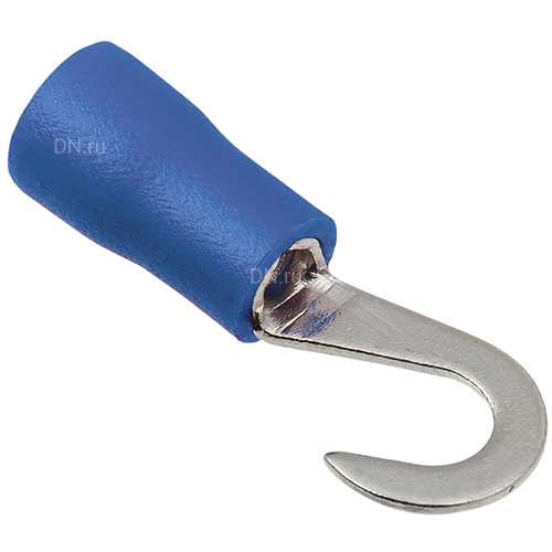 Наконечники IEK НИК 2-4 крюк 1.5-2.5мм, номинальное сечение - 1.5мм2, упаковка - 100шт