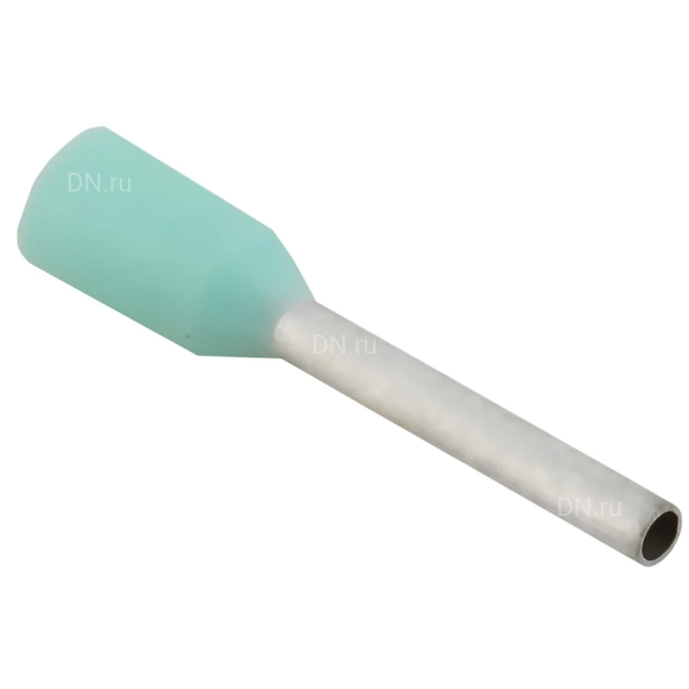 Наконечник IEK НШВИ 0.34-8 бирюзовый, номинальное сечение - 0.34мм2, длина рабочей части - 8мм, упаковка - 100шт UGN11-C34-008-100