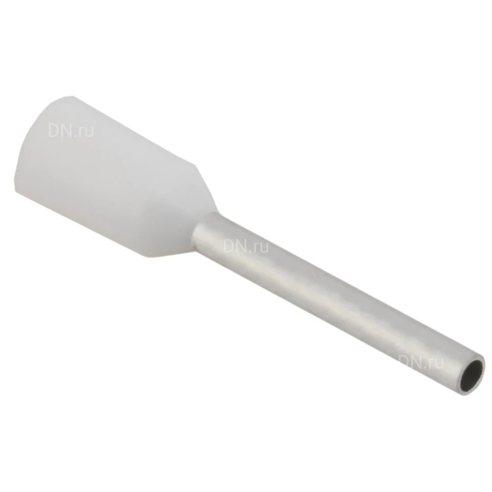 Наконечник IEK НШВИ 0.5-10 белый, номинальное сечение - 0.5мм2, длина рабочей части - 10мм, упаковка - 20шт UGN11-D05-010-020