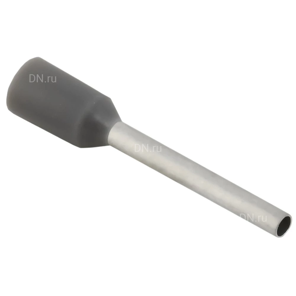 Наконечник IEK НШВИ 0.75-12 серый, номинальное сечение - 0.75мм2, длина рабочей части - 12мм, упаковка - 20шт UGN11-C75-012-020