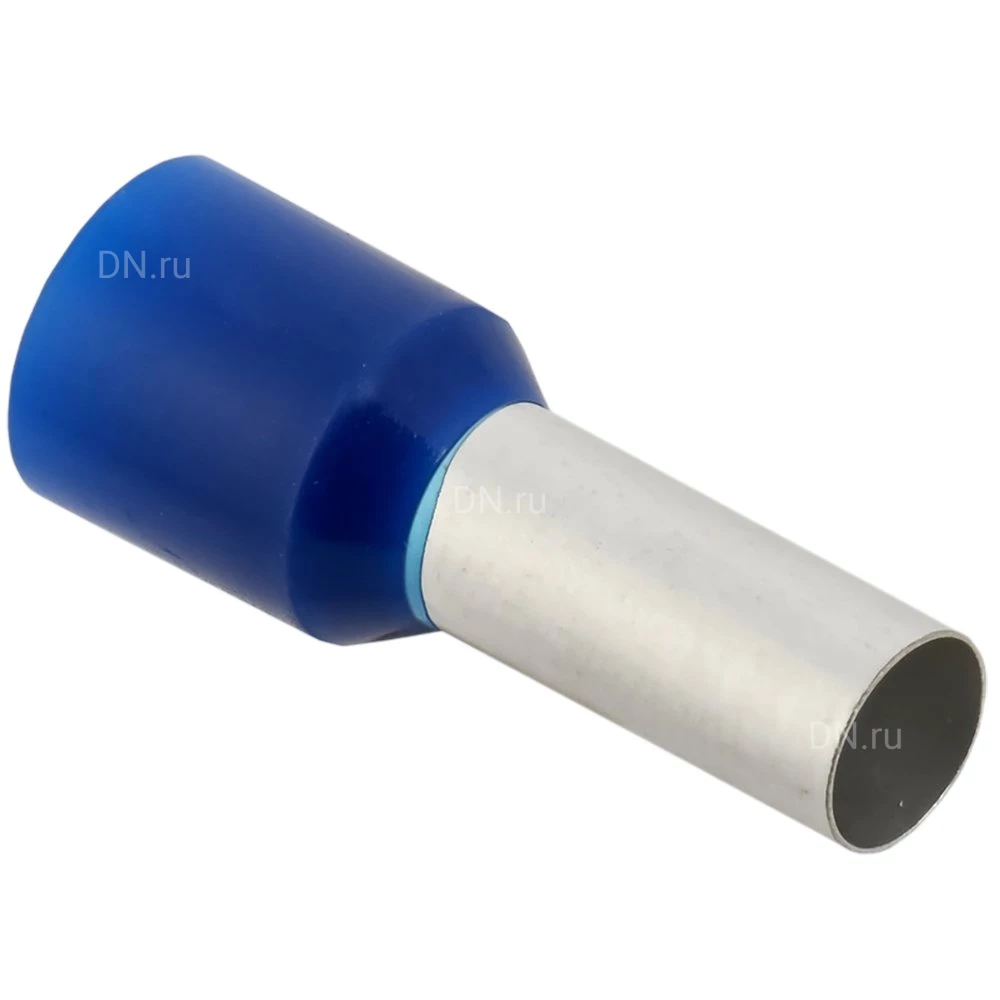 Наконечник IEK НШВИ 16-14 темно-синий, номинальное сечение - 16мм2, длина рабочей части - 14мм, упаковка - 100шт UGN11-016-014-100