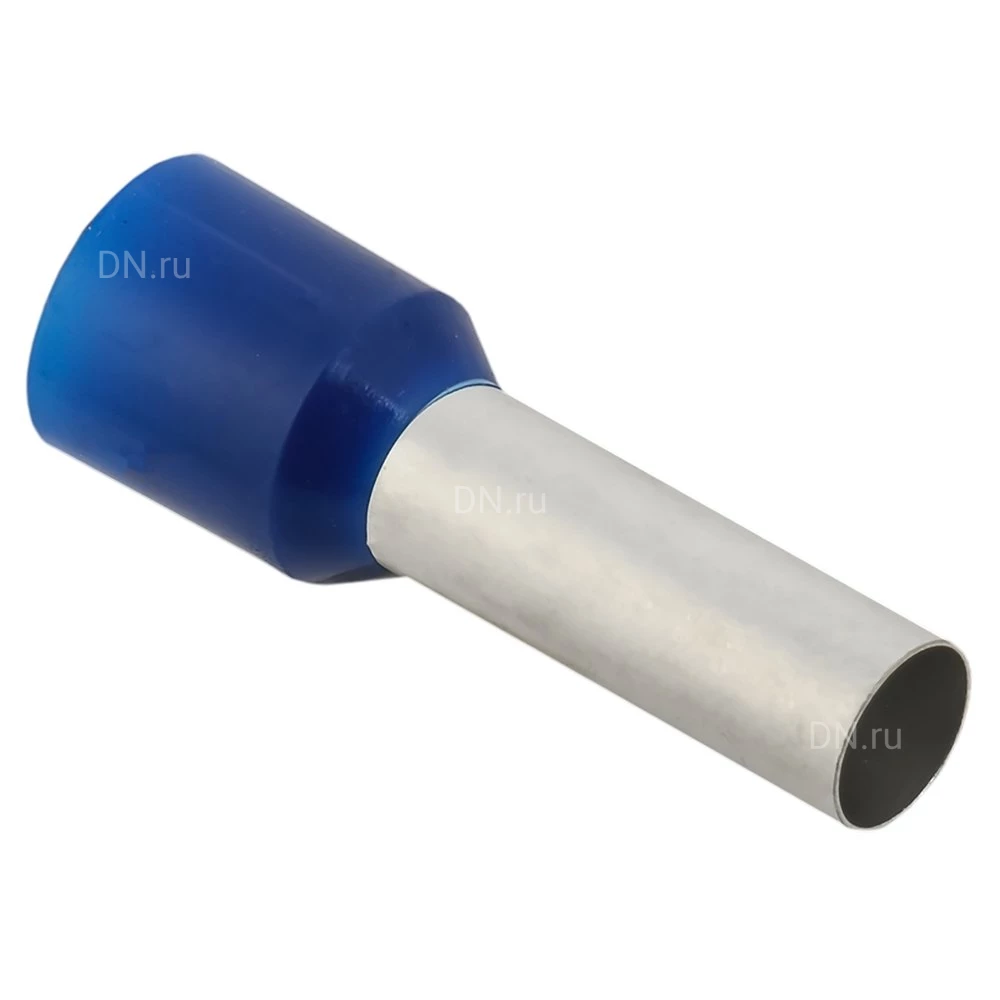 Наконечник IEK НШВИ 16-18 темно-синий, номинальное сечение - 16мм2, длина рабочей части - 18мм, упаковка - 100шт UGN11-016-018-100