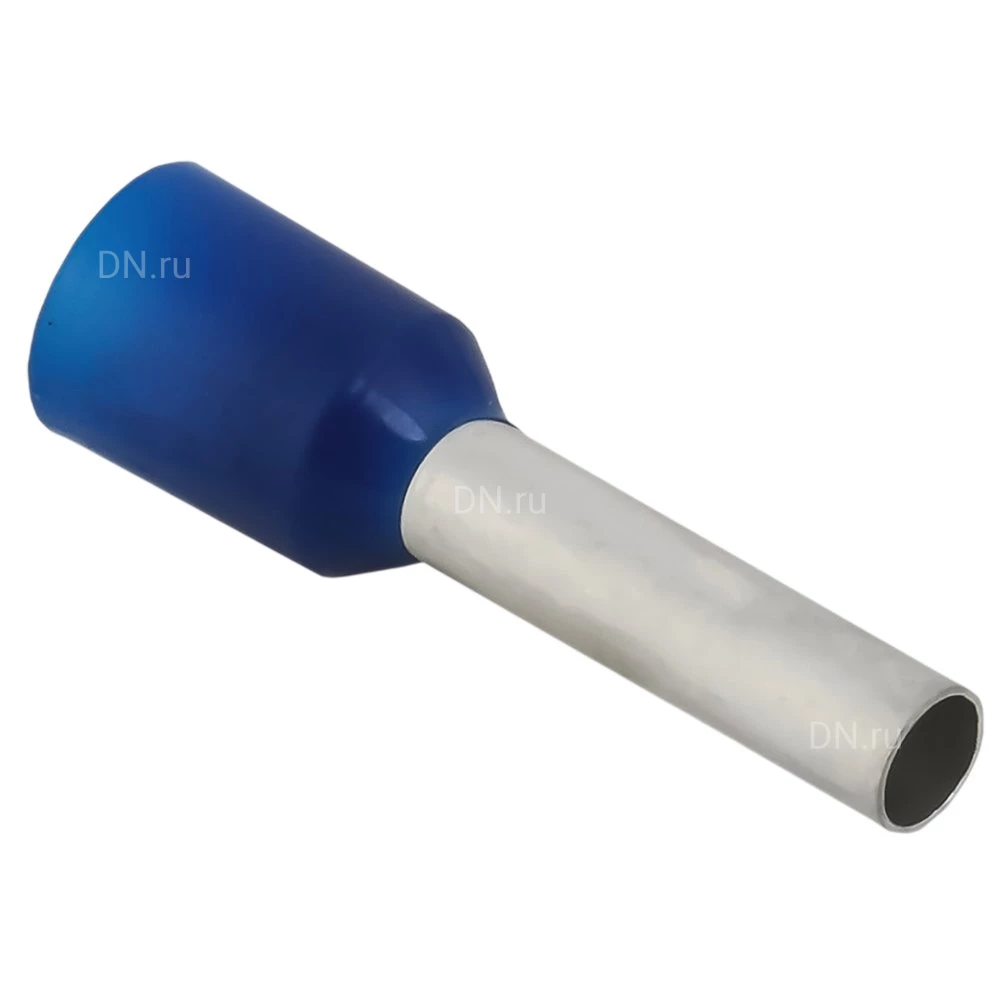 Наконечник IEK НШВИ 2.5-10 темно-синий, номинальное сечение - 2.5мм2, длина рабочей части - 10мм, упаковка - 100шт UGN11-D25-010-100