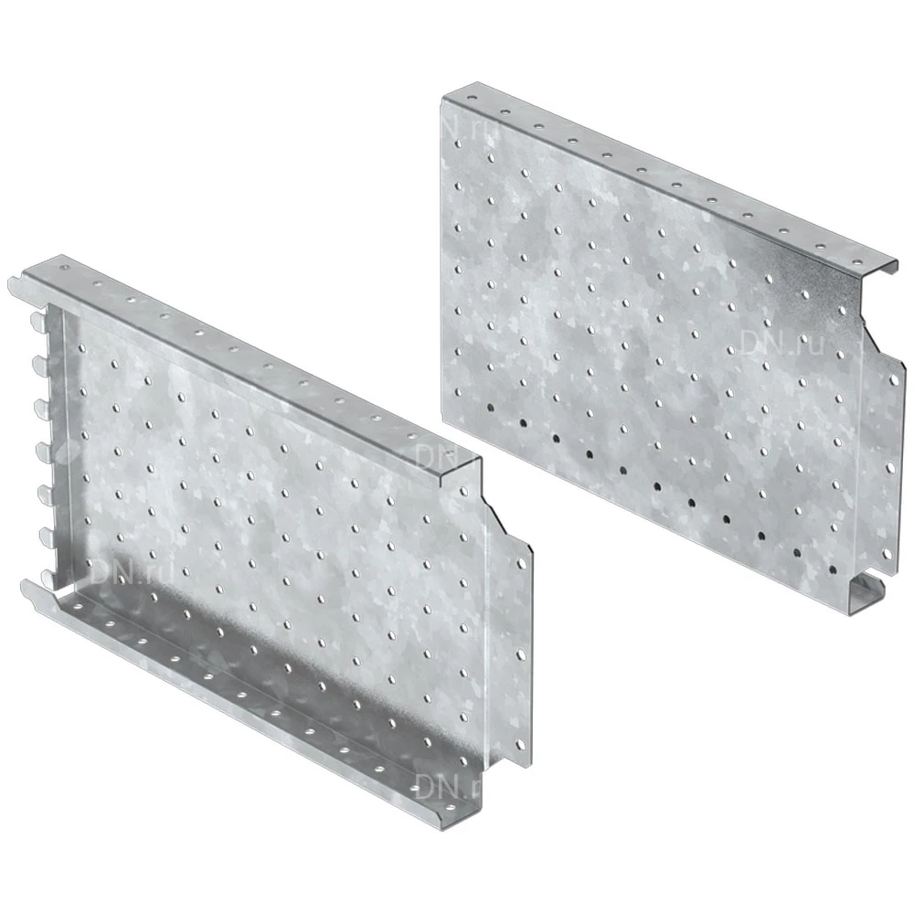 Панель монтажная IEK FORMAT PRO боковая, перфорированная, стальная, 200х400мм, комплект 2шт FO-00-MPSP-020-040