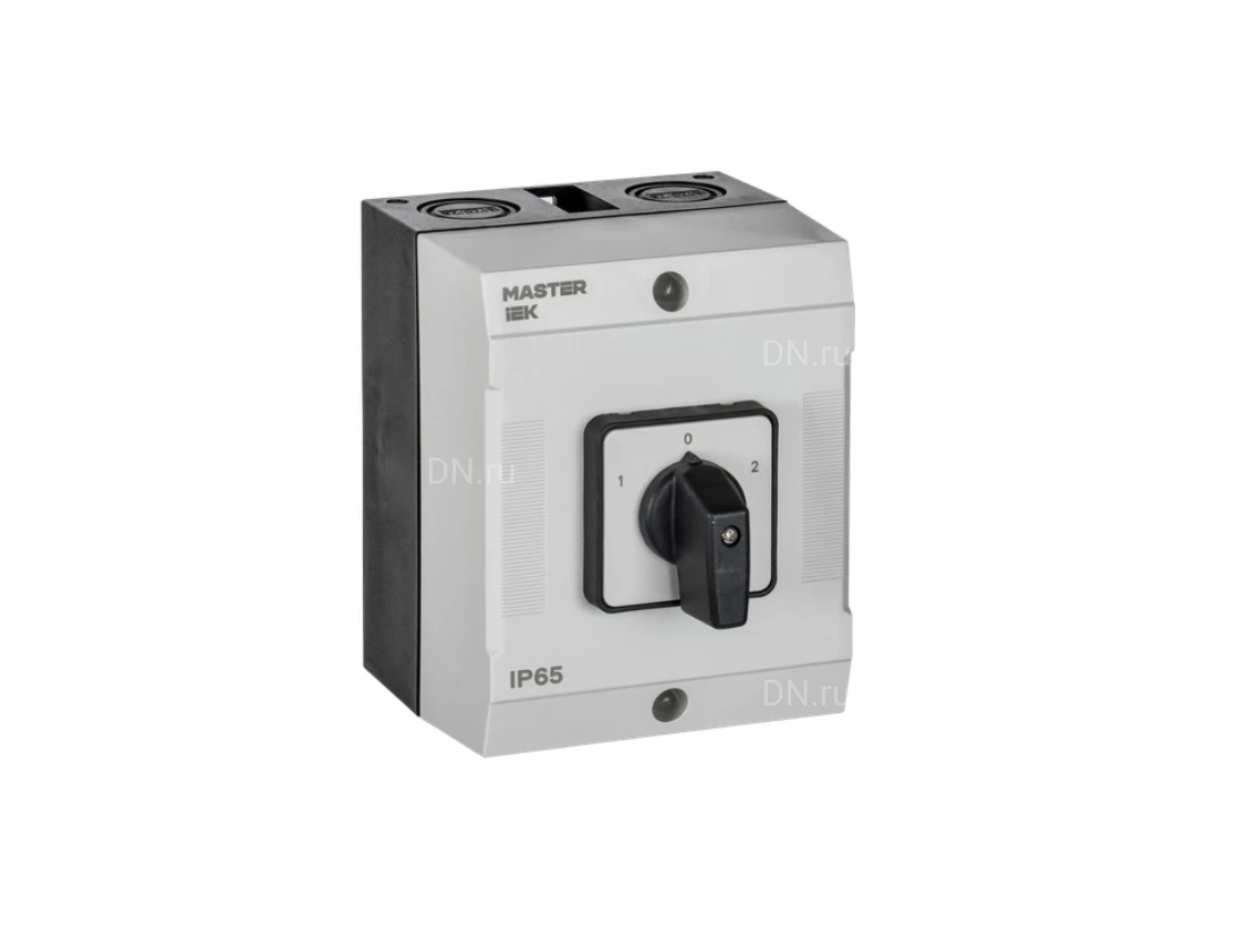 Переключатели кулачковые в боксе IEK MASTER MI-CS20 63А напряжение питания 690B, степень защиты IP65