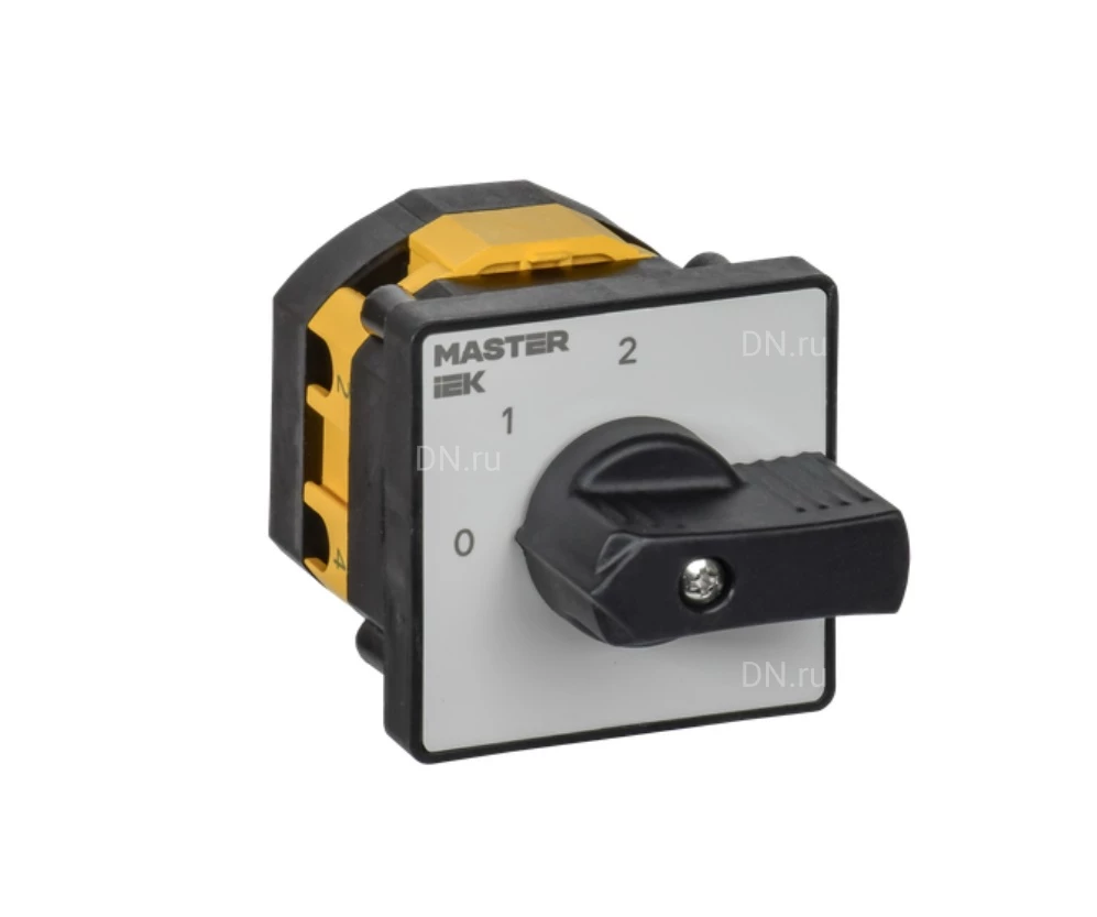 Переключатель кулачковый IEK MASTER MI-CS10-010-107 10А, 3-позиционный, 1 полюса, напряжение питания 230/400/690B, степень защиты IP20