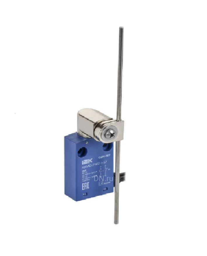 Выключатель концевой IEK KKV12-P107-1-67 элемент управления — приводной шток, напряжение питания 1.5А, степень защиты IP67