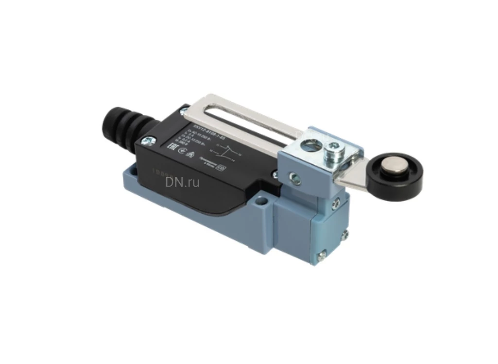 Выключатель концевой IEK КВ-8108 элемент управления — регулируемый рычаг с пластиковым роликом, степень защиты IP65