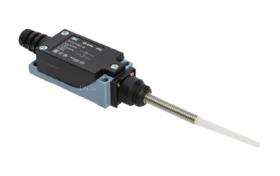 Выключатель концевой IEK КВ-8166 элемент управления — шток пружинный с диэлектриком на отклонение, степень защиты IP65