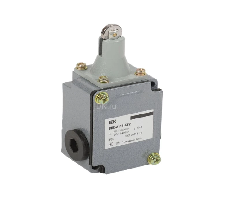 Выключатель концевой IEK ВПК-2111-БУ2 элемент управления — роликовый эксцентрик, напряжение питания 10А, степень защиты IP65