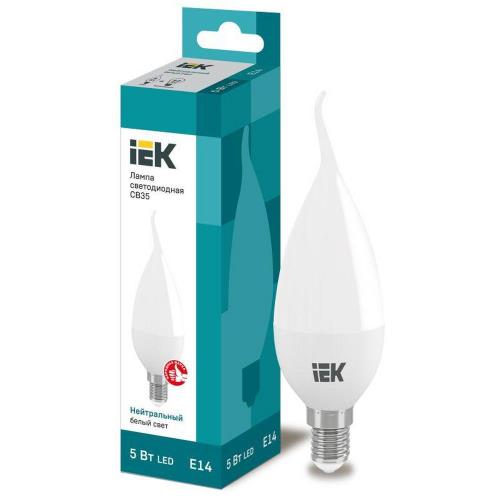 Лампы светодиодные IEK Eco CB35 матовые E14