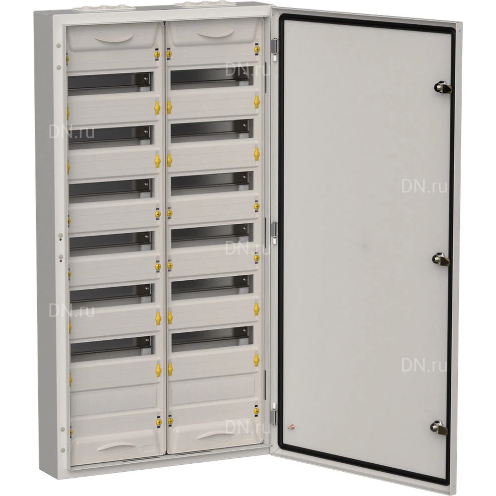 Корпус навесной IEK TITAN 5 ЩРн-168 (2х84) 140х570х1085мм, металлический, IP54, цвет - серый TI5-50-N-2X084-54-7035