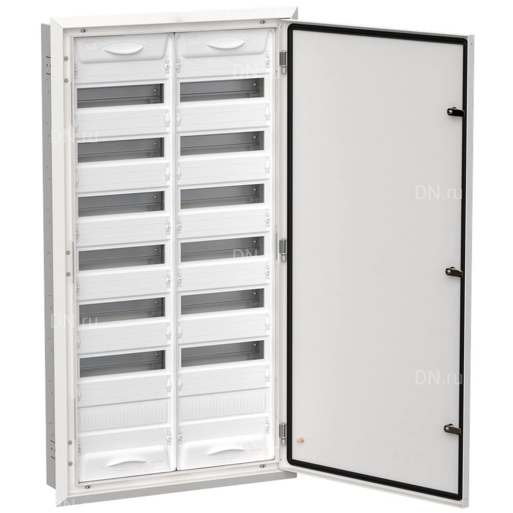 Корпус встраиваемый IEK TITAN 5 ЩРв-168 (2х84) 130х625х1130мм, металлический, IP31, цвет - белый TI5-50-V-2X084-31