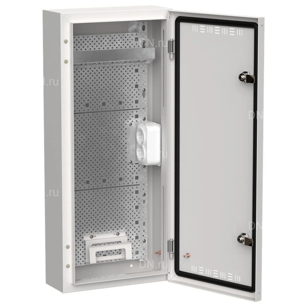 Корпус навесной IEK TITAN 5 ЩРн-48 (1х48) 140х310х710мм, мультимедиа, IP30, цвет - белый TI5-51-N-048-30