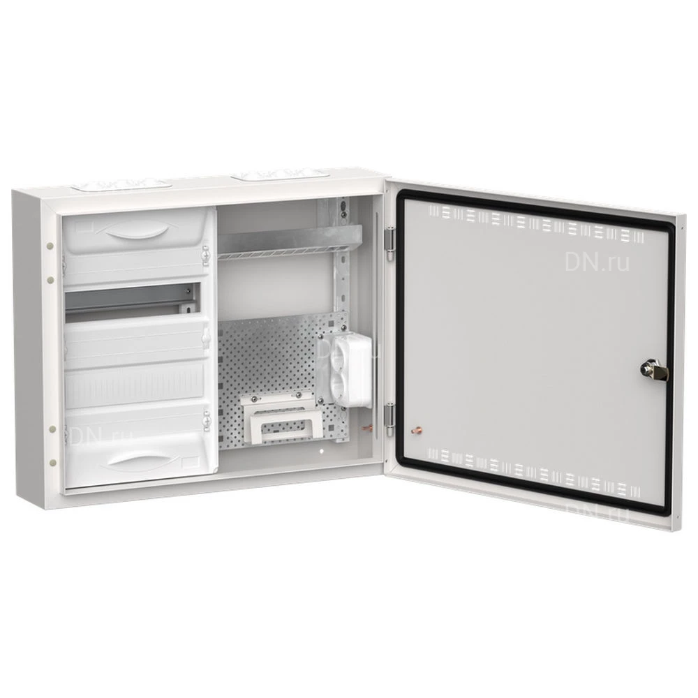 Корпус навесной IEK TITAN 5 ЩРн-24 (2х24) 140х570х460мм, комбинированный, IP30, цвет - белый TI5-51-N-2X024-30