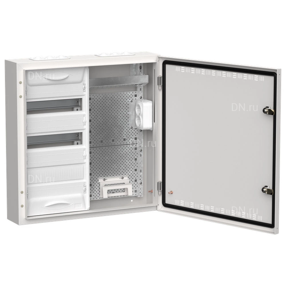 Корпус навесной IEK TITAN 5 ЩРн-36 (2х36) 140х570х585мм, комбинированный, IP30, цвет - белый TI5-51-N-2X036-30