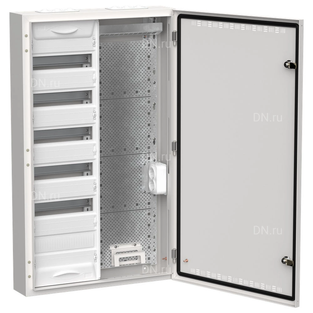 Корпус навесной IEK TITAN 5 ЩРн-72 (2х72) 140х570х960мм, комбинированный, IP30, цвет - белый TI5-51-N-2X072-30