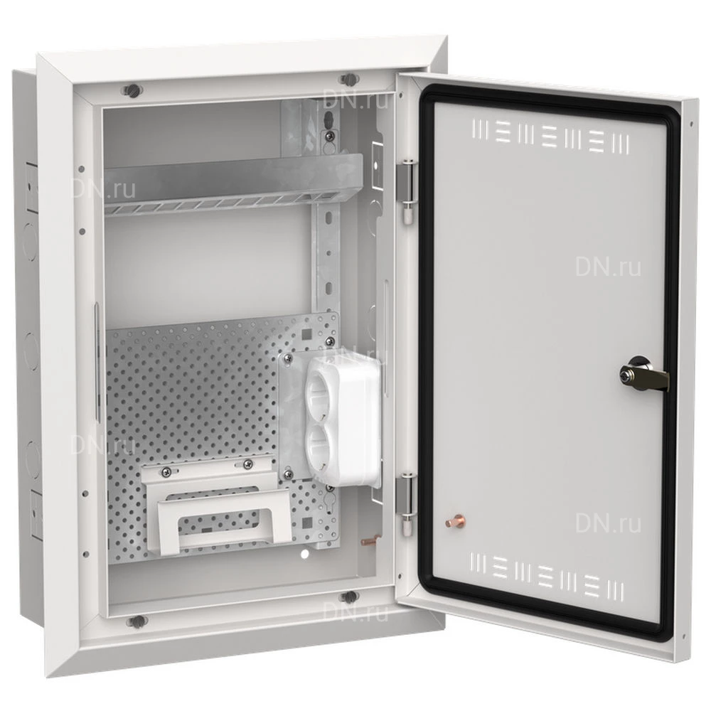 Корпус встраиваемый IEK TITAN 5 ЩРв-24 (1х24) 130х365х505мм, мультимедиа, IP30, цвет - белый TI5-51-V-024-30