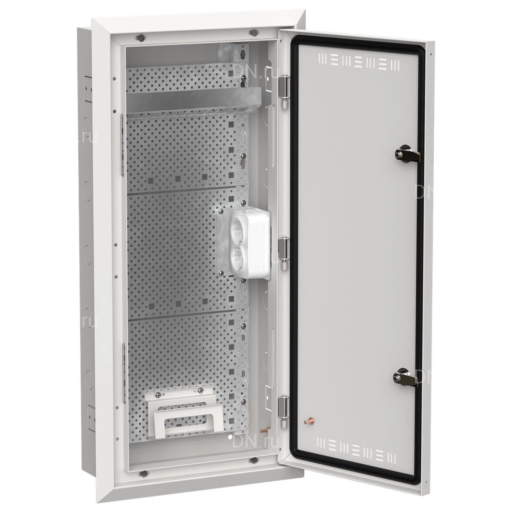 Корпус встраиваемый IEK TITAN 5 ЩРв-48 (1х48) 130х365х755мм, мультимедиа, IP30, цвет - белый TI5-51-V-048-30