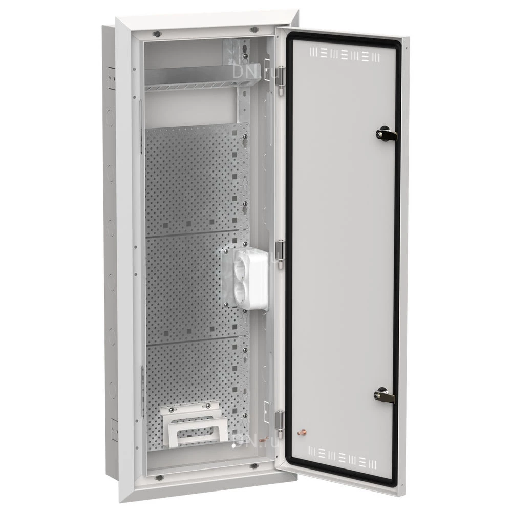 Корпус встраиваемый IEK TITAN 5 ЩРв-60 (1х60) 130х365х880мм, мультимедиа, IP30, цвет - белый TI5-51-V-060-30