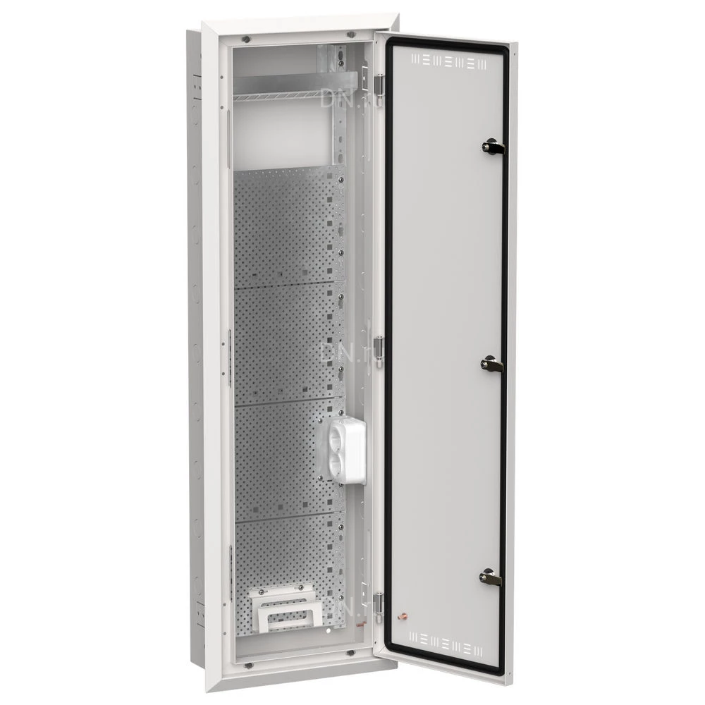 Корпус встраиваемый IEK TITAN 5 ЩРв-84 (1х84) 130х365х1130мм, мультимедиа, IP30, цвет - белый TI5-51-V-084-30