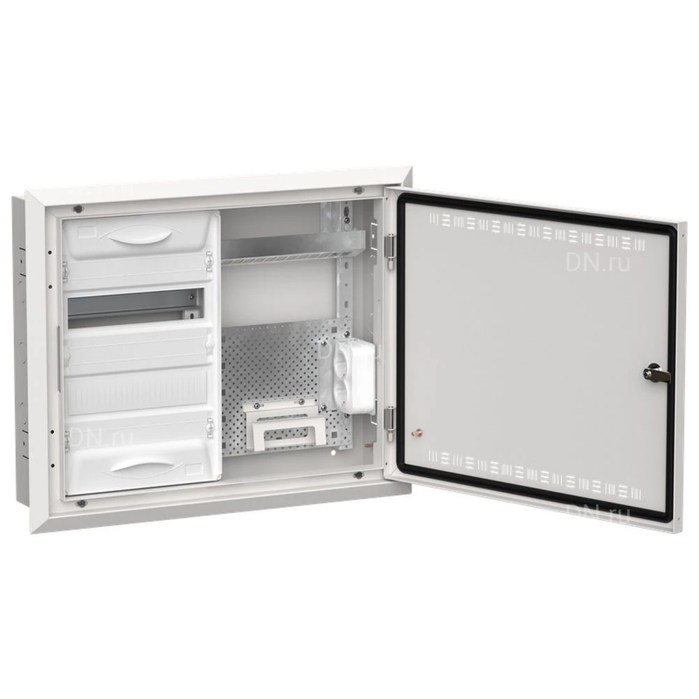 Корпус встраиваемый IEK TITAN 5 ЩРв-24 (2х24) 130х625х505мм, комбинированный, IP30, цвет - белый TI5-51-V-2X024-30