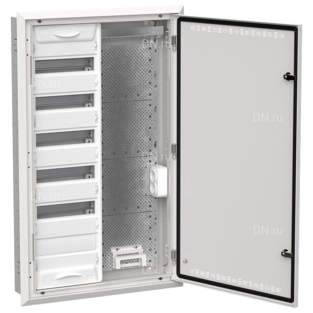 Корпус встраиваемый IEK TITAN 5 ЩРв-72 (2х72) 130х625х1005мм, комбинированный, IP30, цвет - белый TI5-51-V-2X072-30