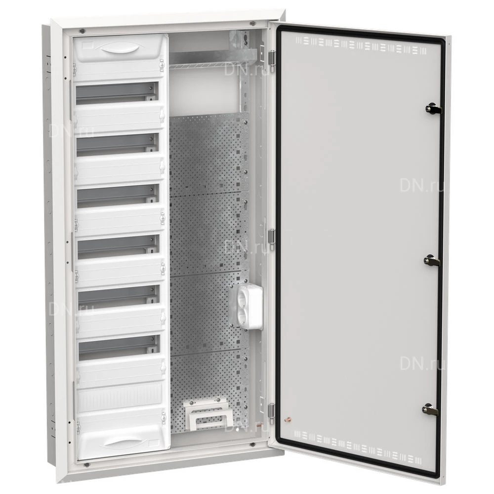 Корпус встраиваемый IEK TITAN 5 ЩРв-84 (2х84) 130х625х1130мм, комбинированный, IP30, цвет - белый TI5-51-V-2X084-30