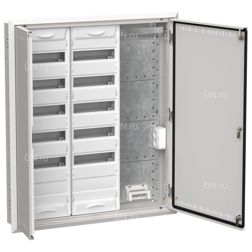 Корпус встраиваемый IEK TITAN 5 ЩРв-144 (3х72) 130х885х1005мм, комбинированный, IP30, цвет - белый TI5-51-V-3X072-30