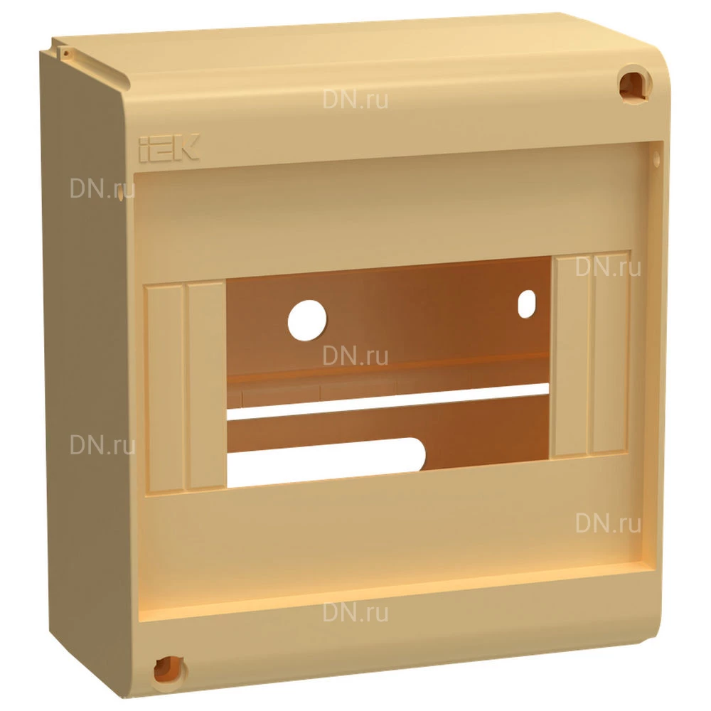 Корпус навесной IEK UNION Mini КМПн-6 66х127х139мм без двери, пластиковый, модулей - 6, рядов - 1, IP20, цвет - бежевый UIM-KP71-N-06-20-K34