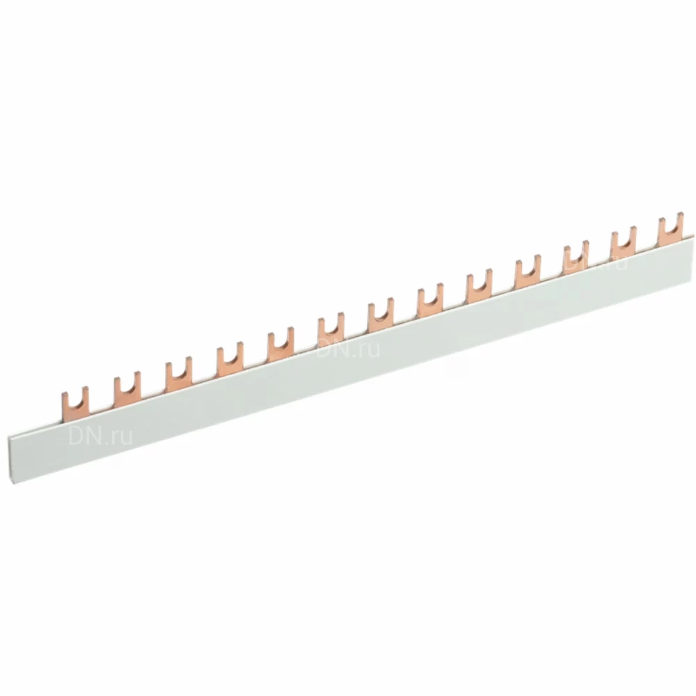 Шина соединительная IEK типа FORK 1Р 100А, длина - 1000мм, количество полюсов - 1, материал - пластик, YNS11-1-100