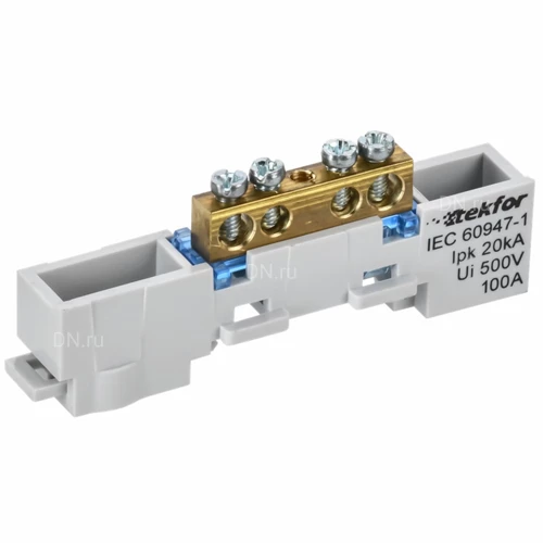 Шины IEK TEKFOR N ноль, материал - латунь