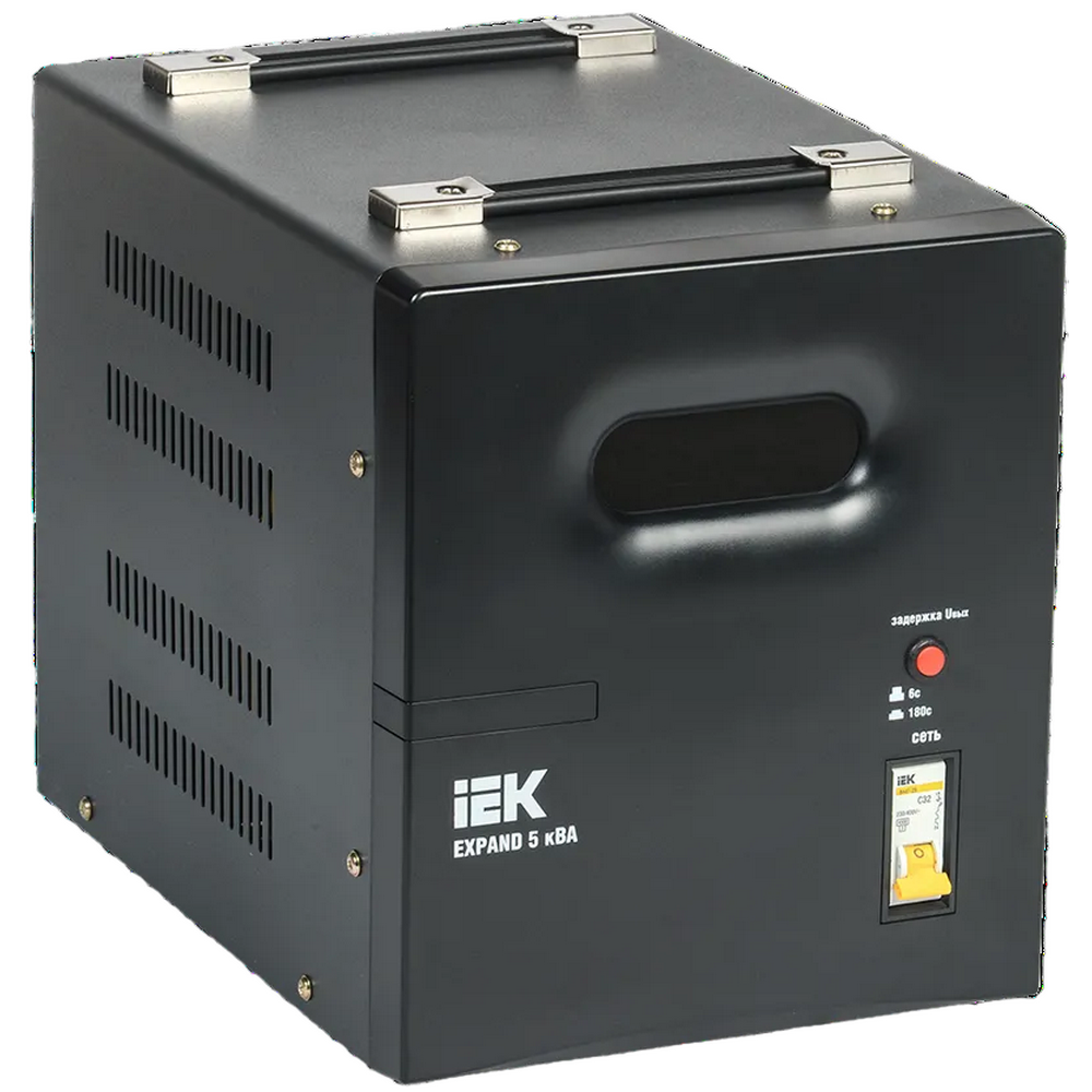 Стабилизатор напряжения IEK EXPAND 5 кВА 100-260В/220В однофазный переносной