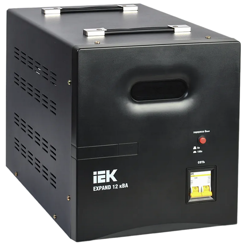 Стабилизатор напряжения IEK EXPAND 12 кВА 100-260В/220В однофазный переносной