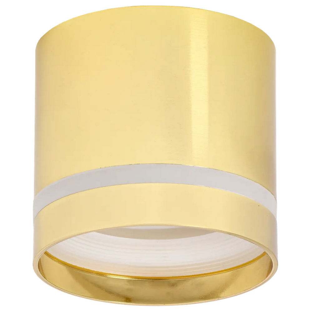 Светильник светодиодный IEK 4016 12 Вт потолочный, накладной, IP20, под LED лампу с цоколем GX53, цвет – золото
