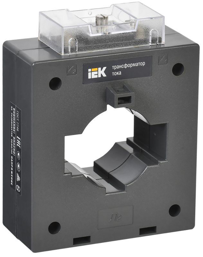 изображение Трансформатор тока IEK ТТИ-60 1000/5А 15ВА класс точности 0,5, шинный