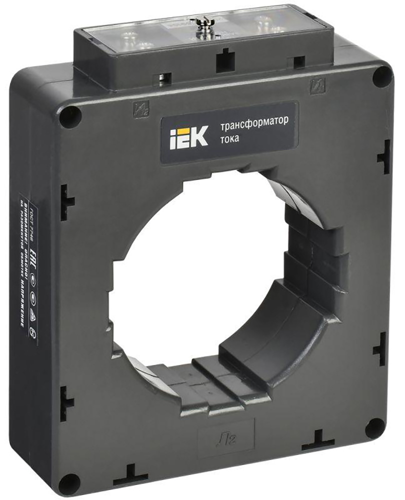 изображение Трансформатор тока IEK ТТИ-100 1000/5А 15ВА класс точности 0,5, шинный