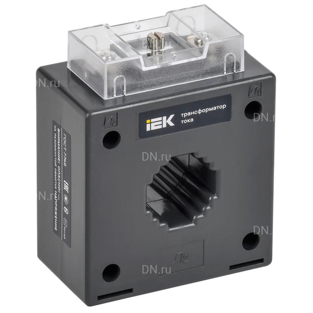 изображение Трансформатор тока IEK ТТИ-30 S МПИ08 100/5А 5ВА класс точности 0.5S, шинный ITT20-3-05-0100-08