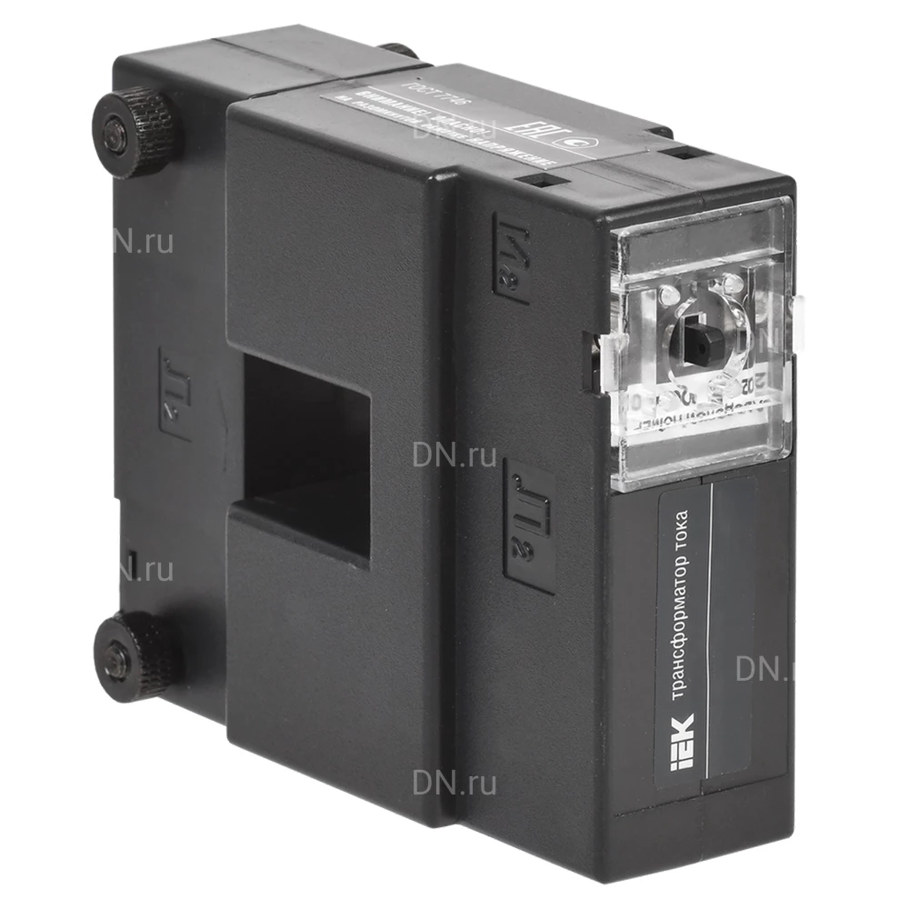 изображение Трансформатор тока IEK ТРП-23 300/5А 1,5ВА класс точности 0.5, шинный ITT23-2-D015-0300