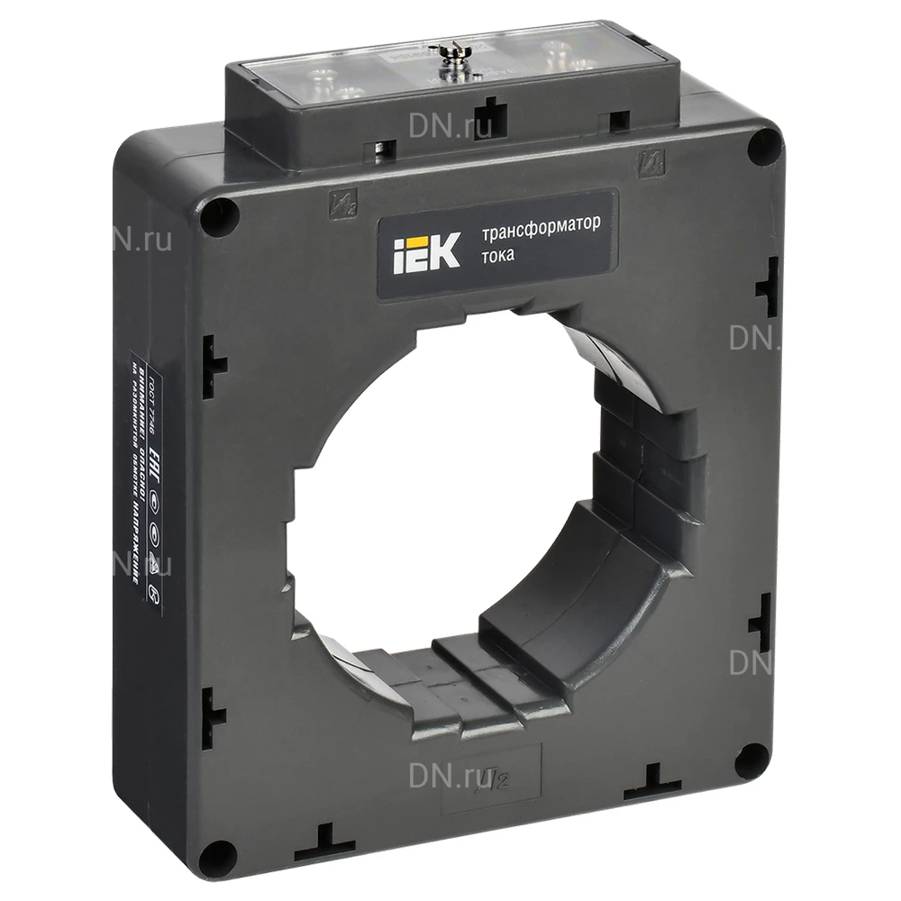 изображение Трансформатор тока IEK ТТИ-85 МПИ08 800/5А 15ВА класс точности 0.5, шинный ITT50-2-15-0800-08