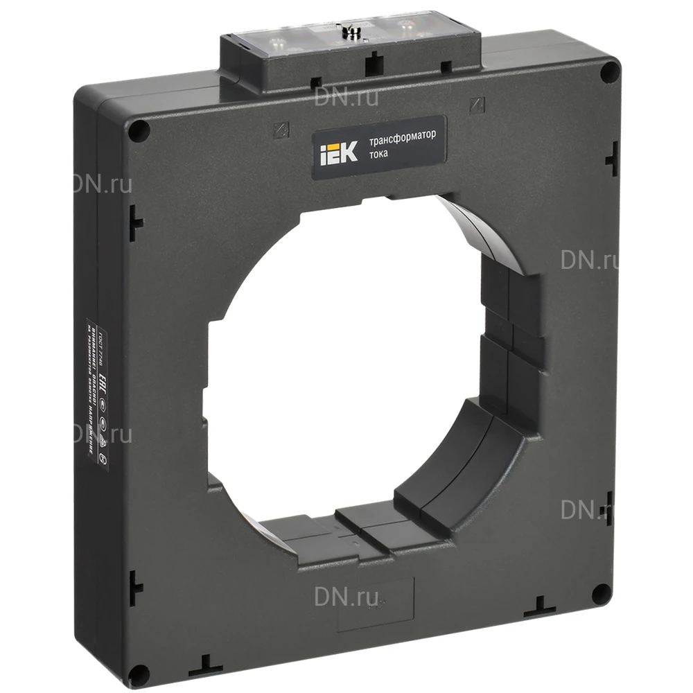 изображение Трансформатор тока IEK ТТИ-125 S МПИ08 5000/5А 15ВА класс точности 0.5S, шинный ITT70-3-15-5000-08