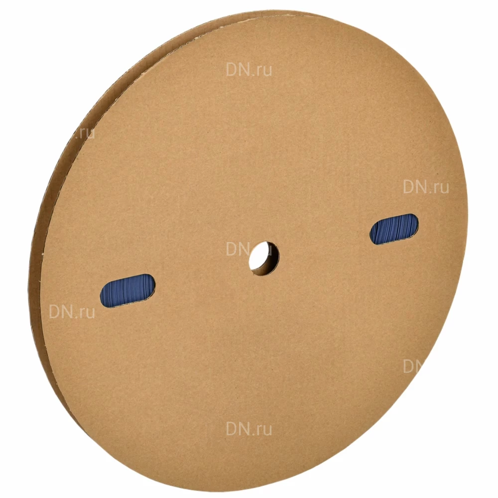 Трубка термоусадочная IEK ТТУ нг-LS Дн50/25 тонкостенная, диаметр до усадки - 50мм, диаметр после усадки - 25мм, коэффициент усадки - 2:1, материал - полиэтилен, цвет - синий, 25м UDRS-D50-25-K07