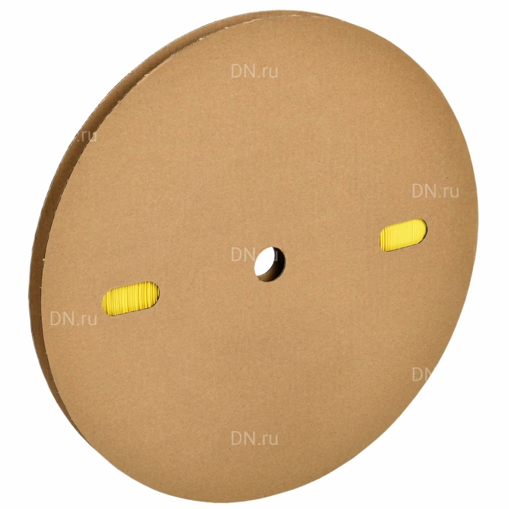 Трубка термоусадочная IEK ТТУ нг-LS Дн25/12.5 тонкостенная, диаметр до усадки - 25мм, диаметр после усадки - 12.5мм, коэффициент усадки - 2:1, материал - полиэтилен, цвет - желтый, 50м UDRS-D25-50-K05