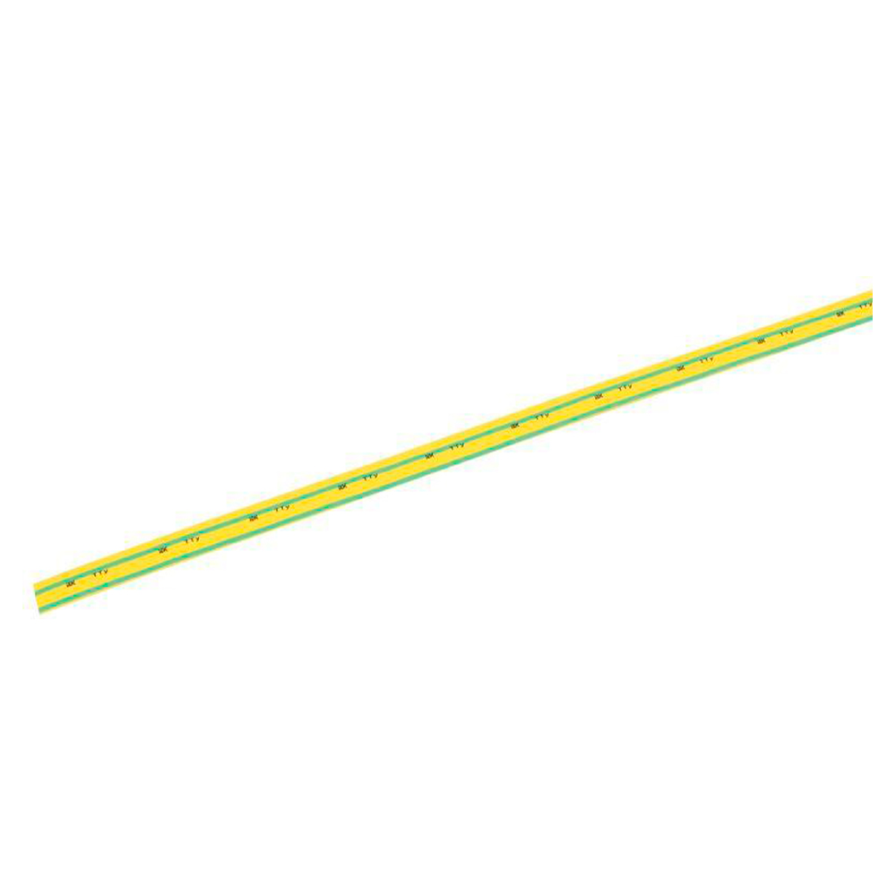 Трубка термоусадочная IEK ТТУ нг-LS Дн40/20 L=1 м тонкостенная, диаметр до усадки 40 мм, диаметр после усадки 20 мм, материал - полиэтилен, коэффициент усадки - 2:1, цвет - желто-зеленый